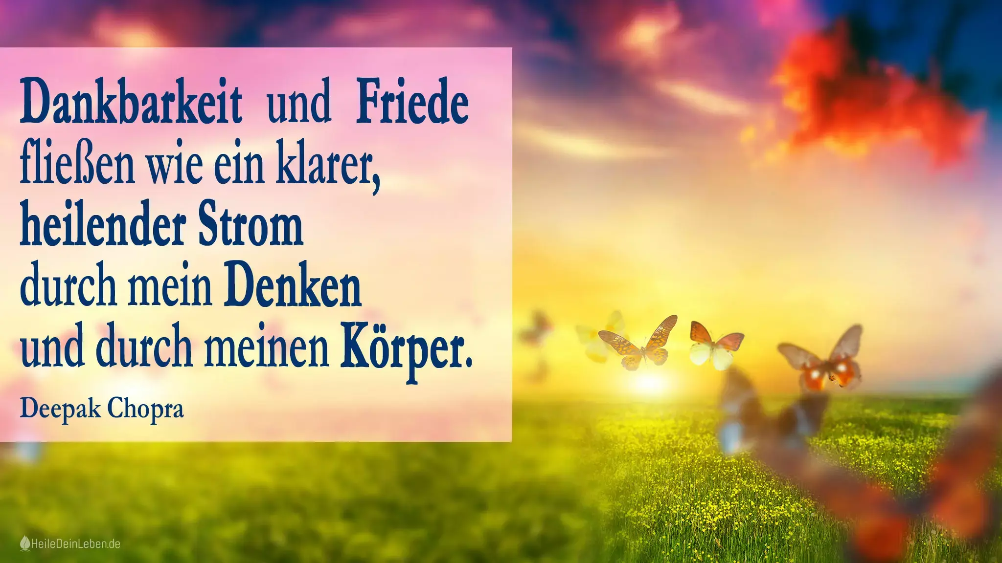 Affirmationstext: Die heilende Kraft in mir weiß genau was zu tun ist. Ich entspanne mich und vertraue meinen Selbstheilungskräften.